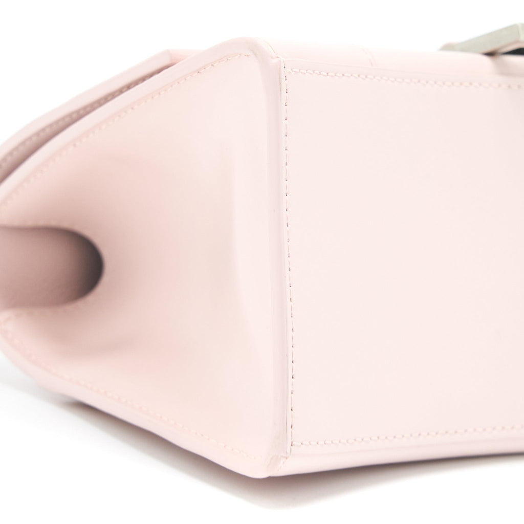 BALENCIAGA HOURGLASS S CALFSKIN PINK SHW