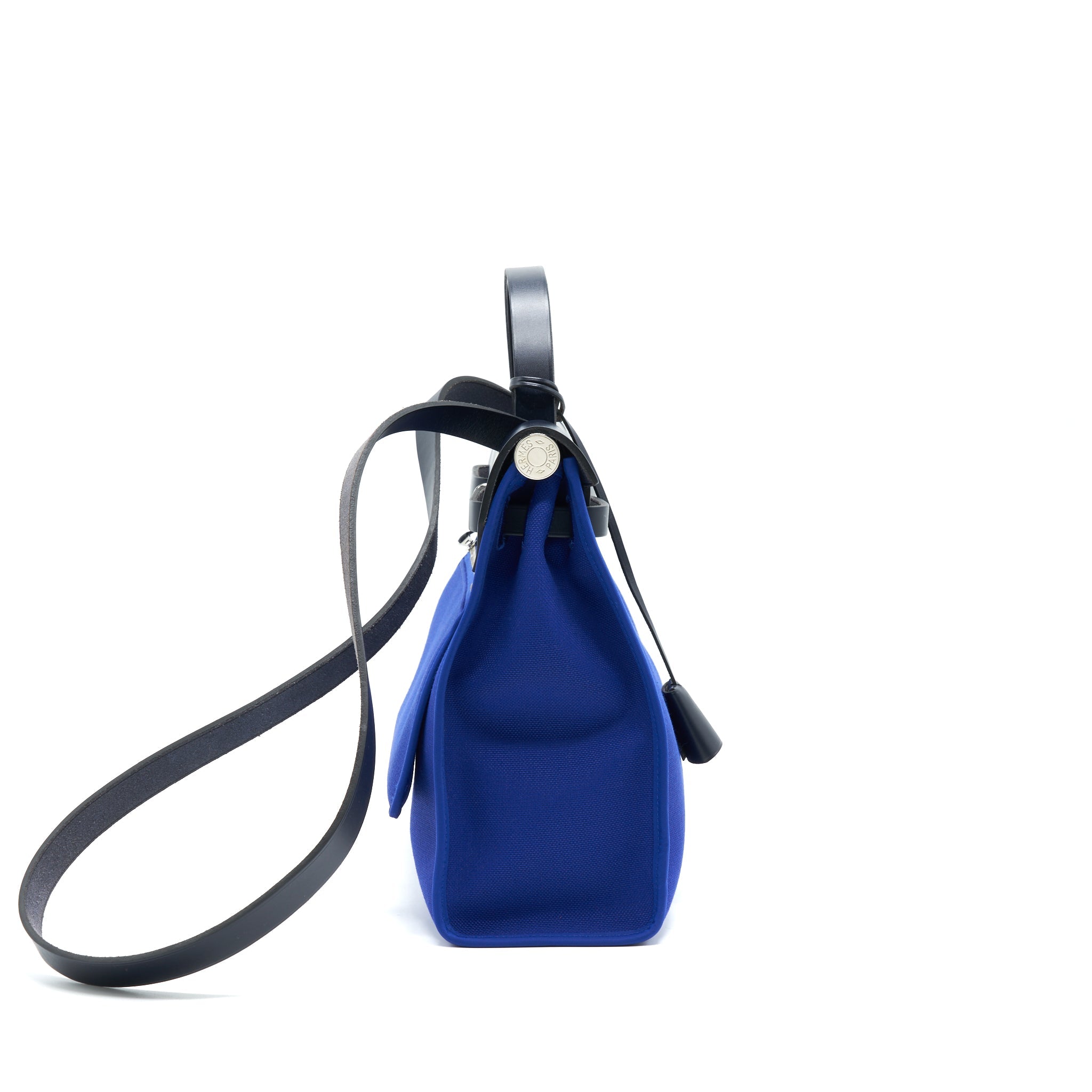 HERMES HERBAG 31 ELECTRIQUE BLUE SHW