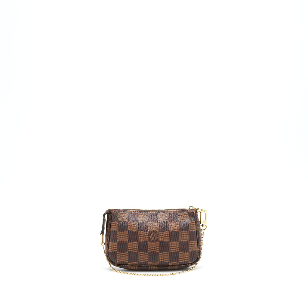 LOUIS VUITTON MINI POCHETTE ACCESSORIES DAMIER EBENE