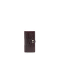 HERMES ALLIGATOR BEARN WALLET DARK RED SHW