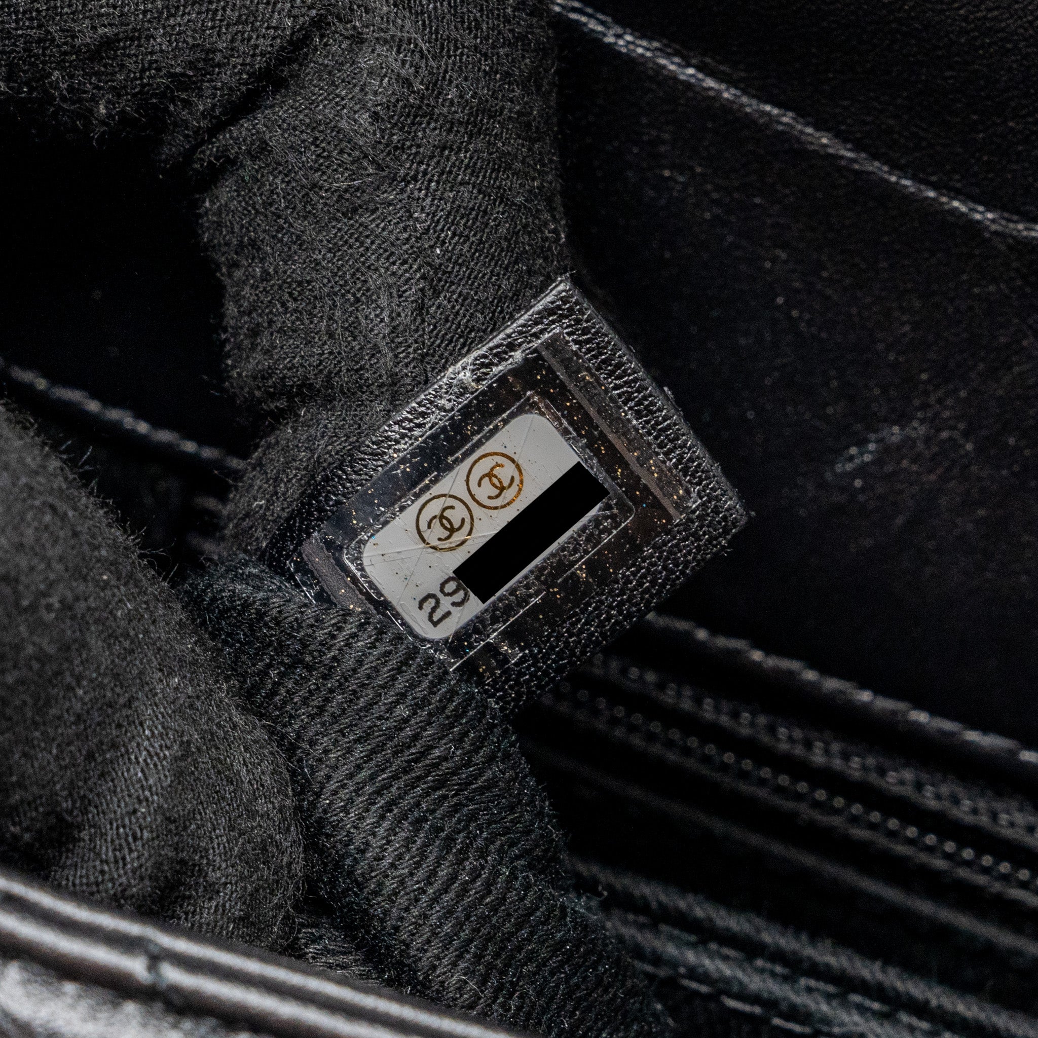 CHANEL SMALL COCO HANDLE AGED CALFSKIN BLACK WITH BLACK HARDWARE