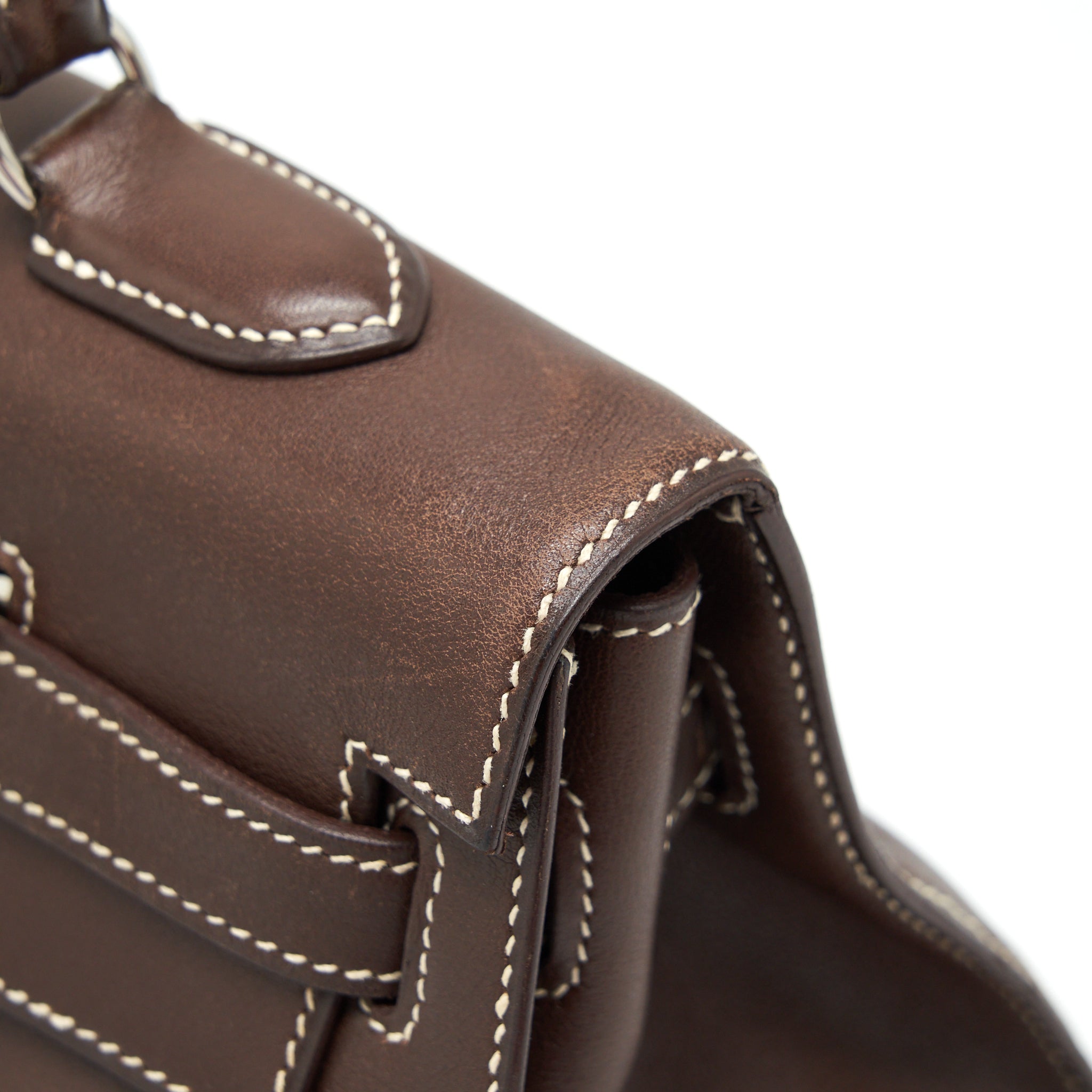 HERMES KELLY FLAT BAG SWIFT LEATHER