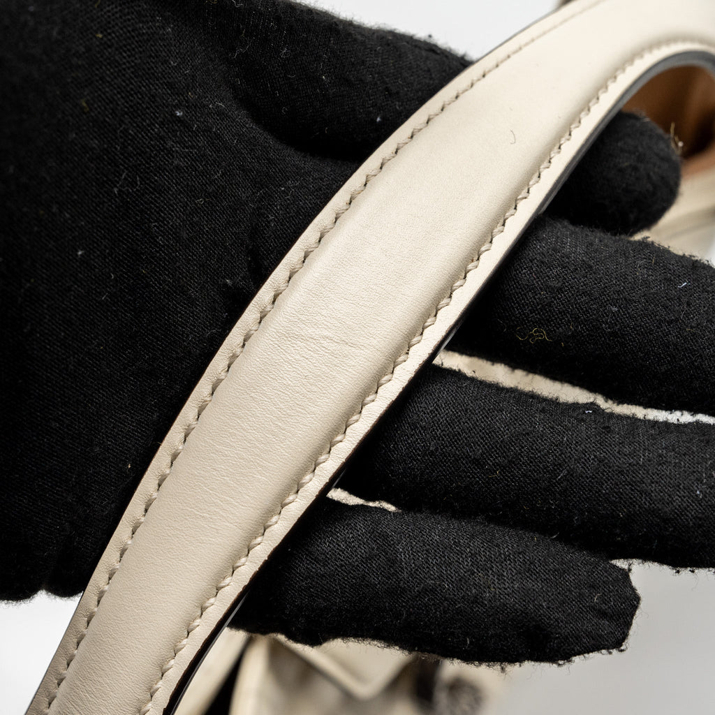 GUCCI DIONYSUS HOBO SHOULDER BAG CALFSKIN WHITE SHW