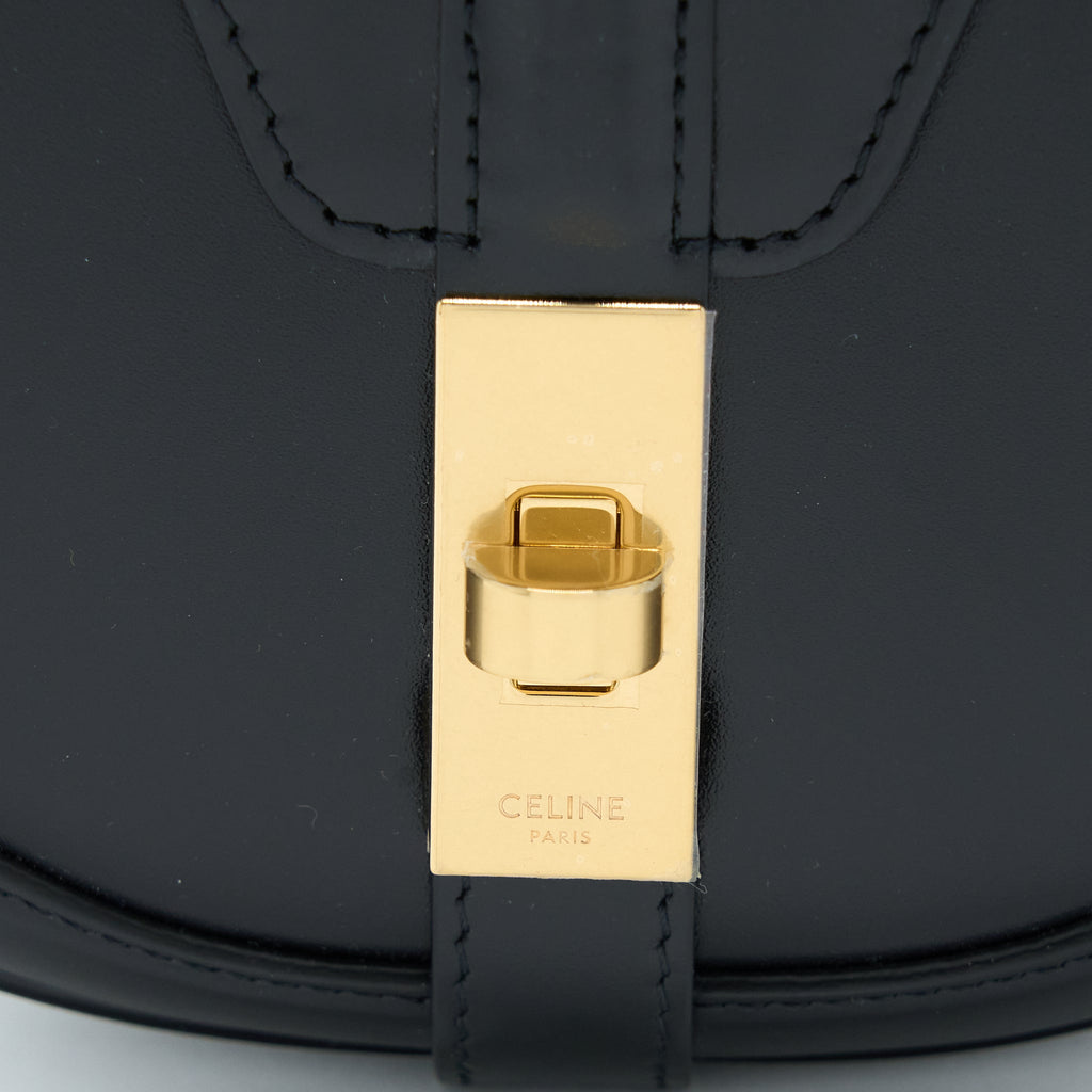 CELINE BESACE BAG CALFSKIN BLACK GHW