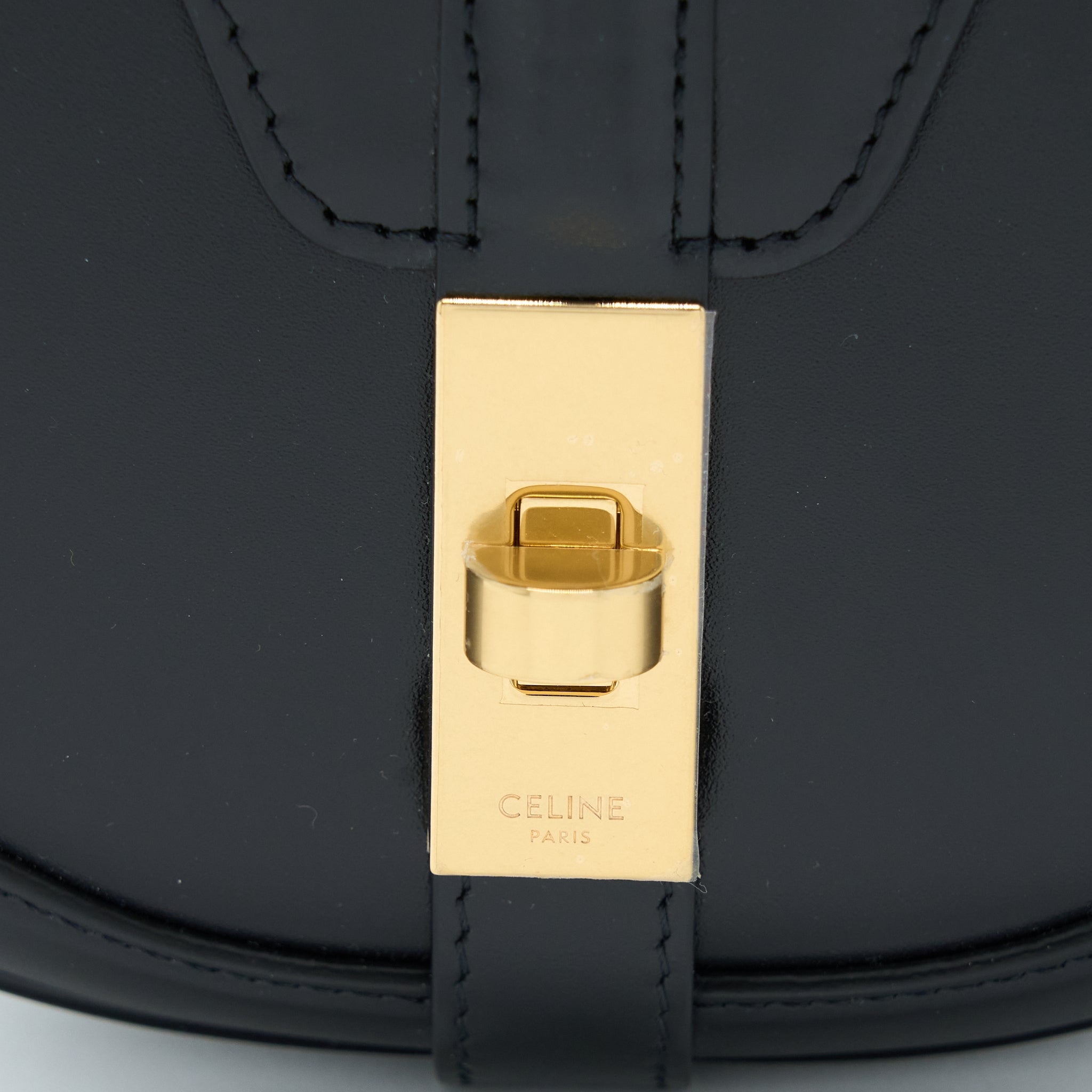 CELINE BESACE BAG CALFSKIN BLACK GHW