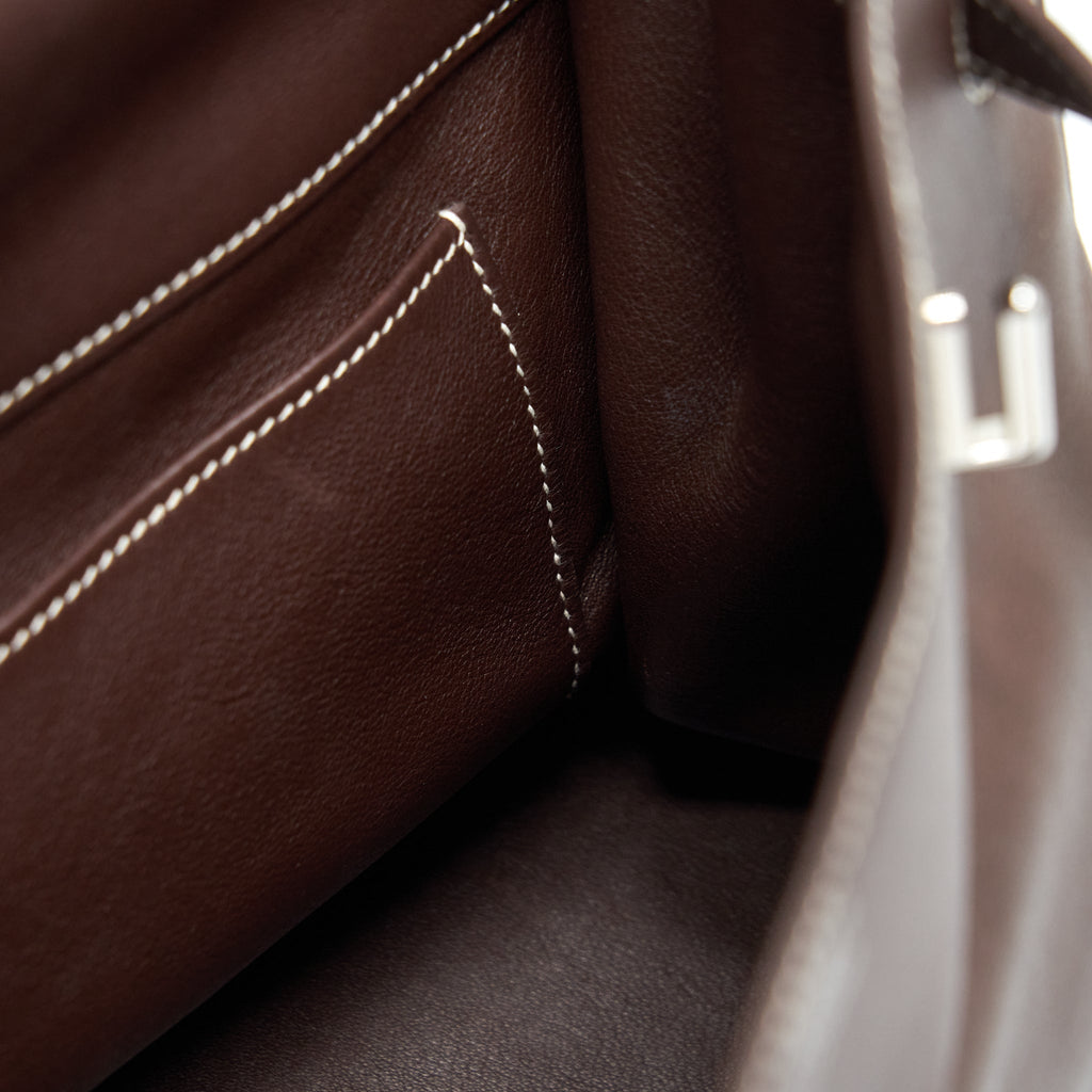 HERMES KELLY FLAT BAG SWIFT LEATHER