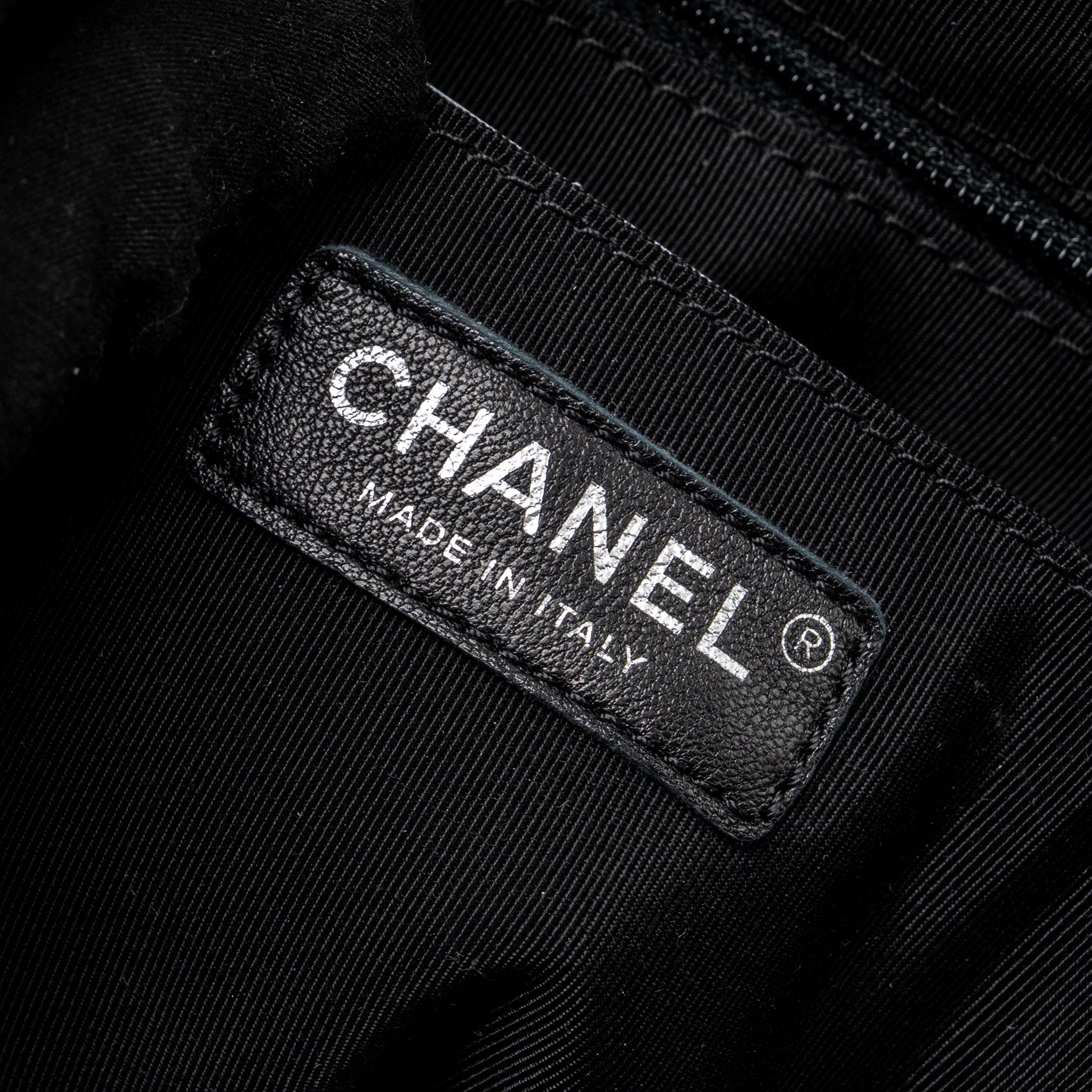 CHANEL SMALL URBAN SPIRIT BACKPACK LAMBSKIN BLACK WITH BLACK HARDWARE