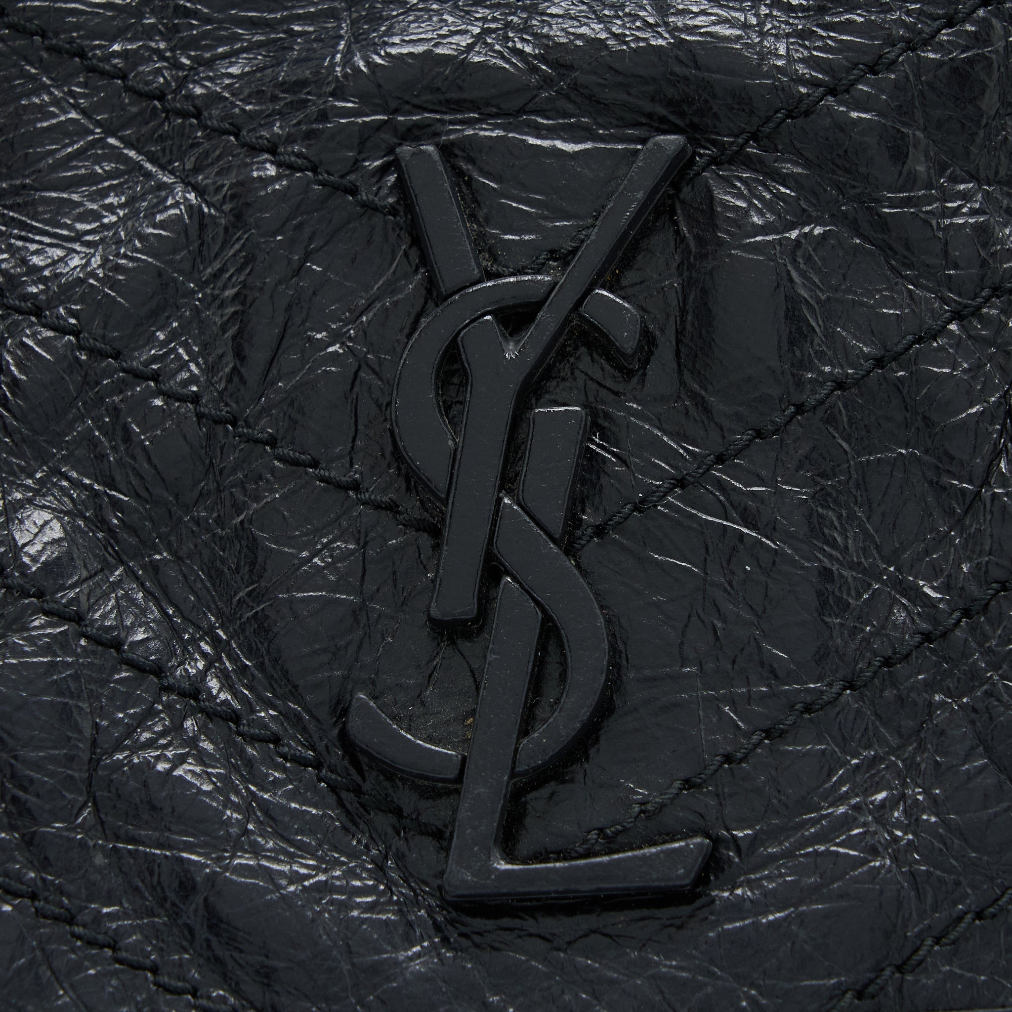 SAINT LAURENT/YSL MEDIUM NIKI BAG CALFSKIN BLACK SHW