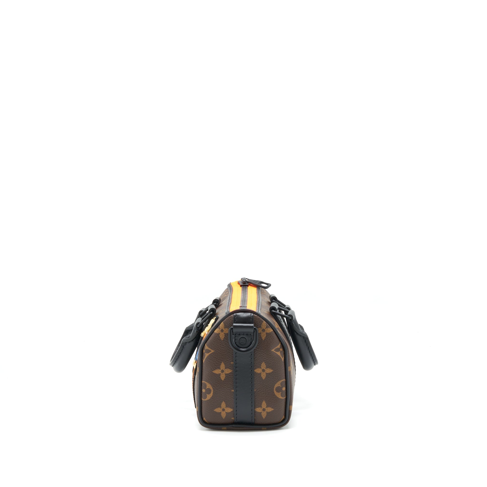LOUIS VUITTON KEEPALL XS ZOOM WITH FRIENDS BLACK HARDWARE