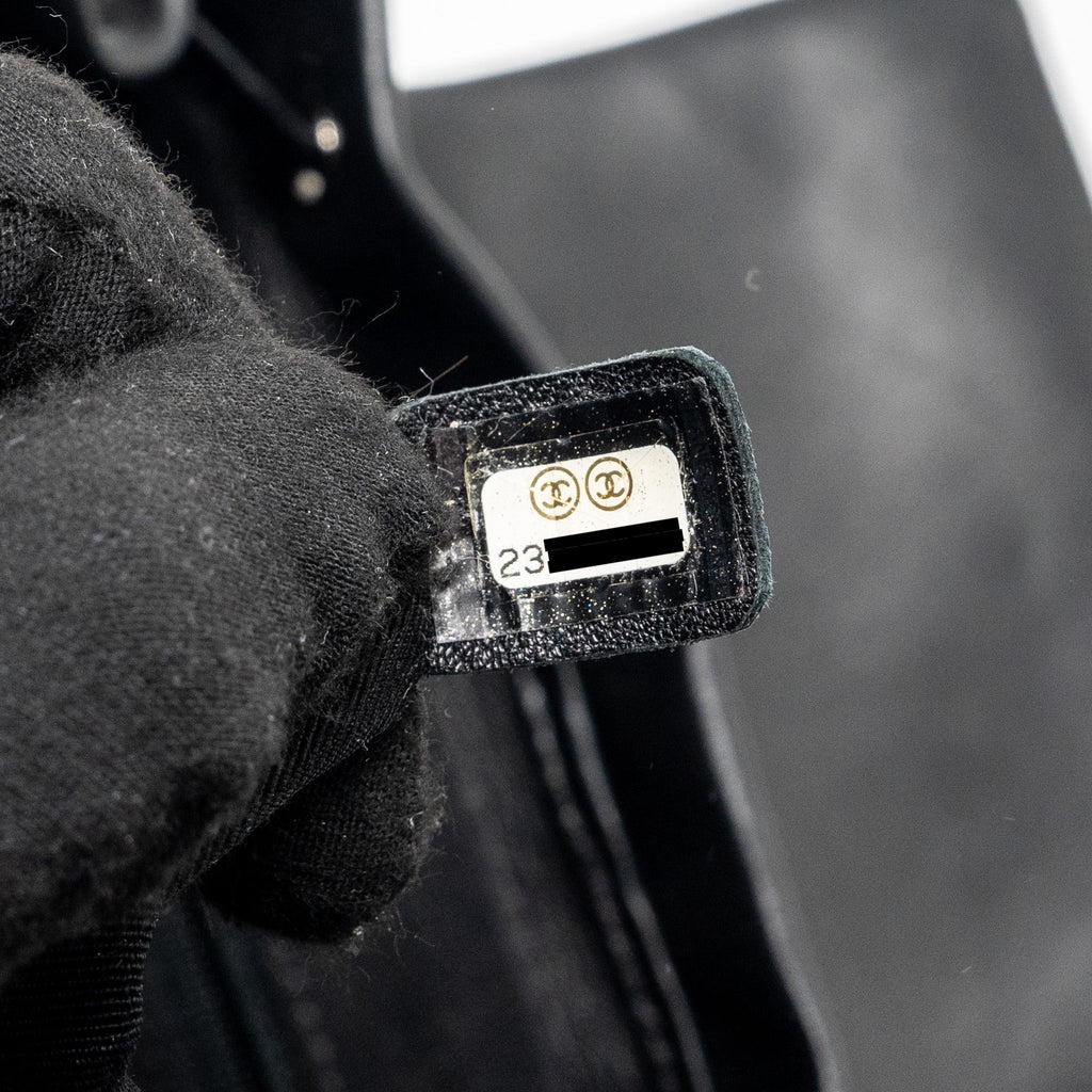 CHANEL SMALL URBAN SPIRIT BACKPACK LAMBSKIN BLACK WITH BLACK HARDWARE