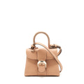 DELVAUX MINI BRILLIANT BAG GRAINED CALFSKIN BEIGE GHW
