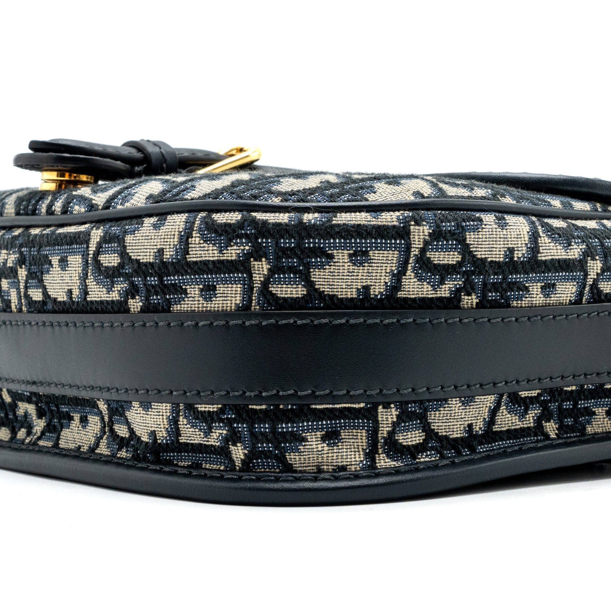 DIOR BOBBY BAG BLUE DIOR OBLIQUE JACQUARD GHW