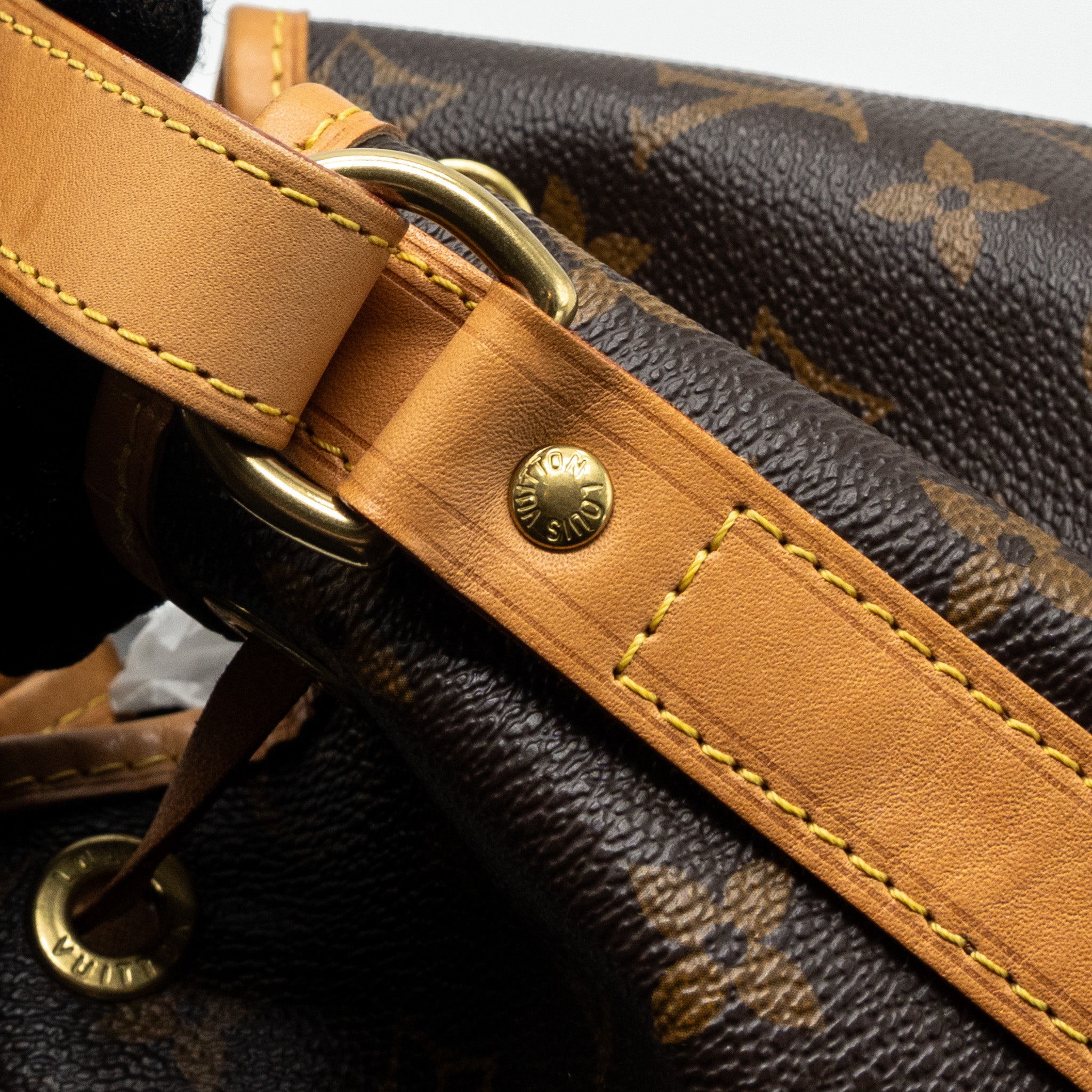 LOUIS VUITTON PETIT NOE MONOGRAM CANVAS GHW