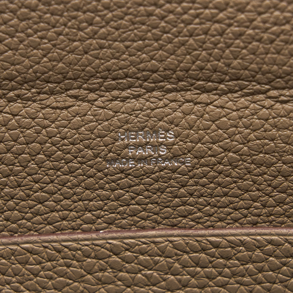 HERMES VIDEPOCHES BAG TOGO ETOUPE SHW