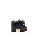 CHANEL 22P MINI BOY CHAIN HANDBAG CALFSKIN BLACK GHW