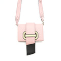 PRADA PLEX RIBBON BAG WITH CITY CALFSKIN PINK