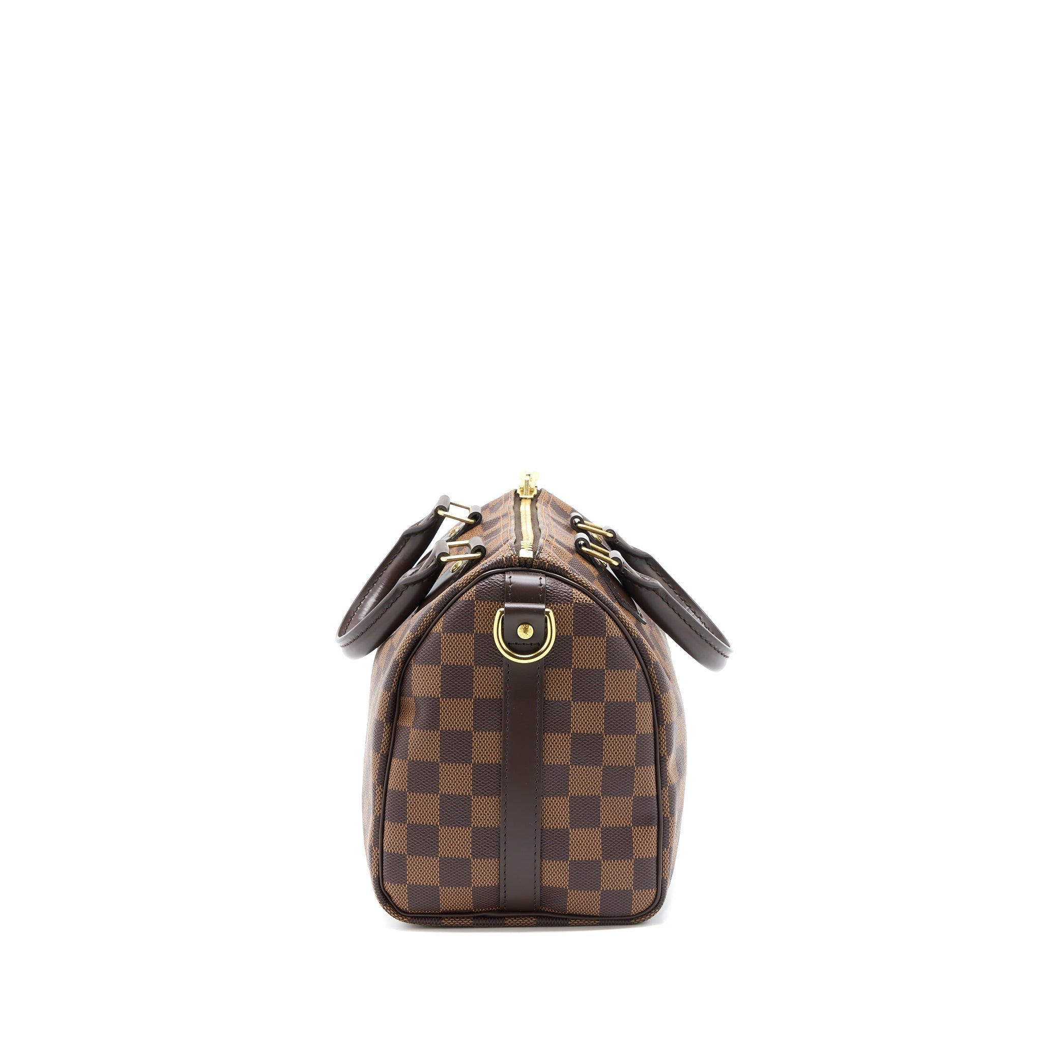 LOUIS VUITTON SPEEDY BANDOULIERE 25 DAMIER EBENE CANVAS GHW
