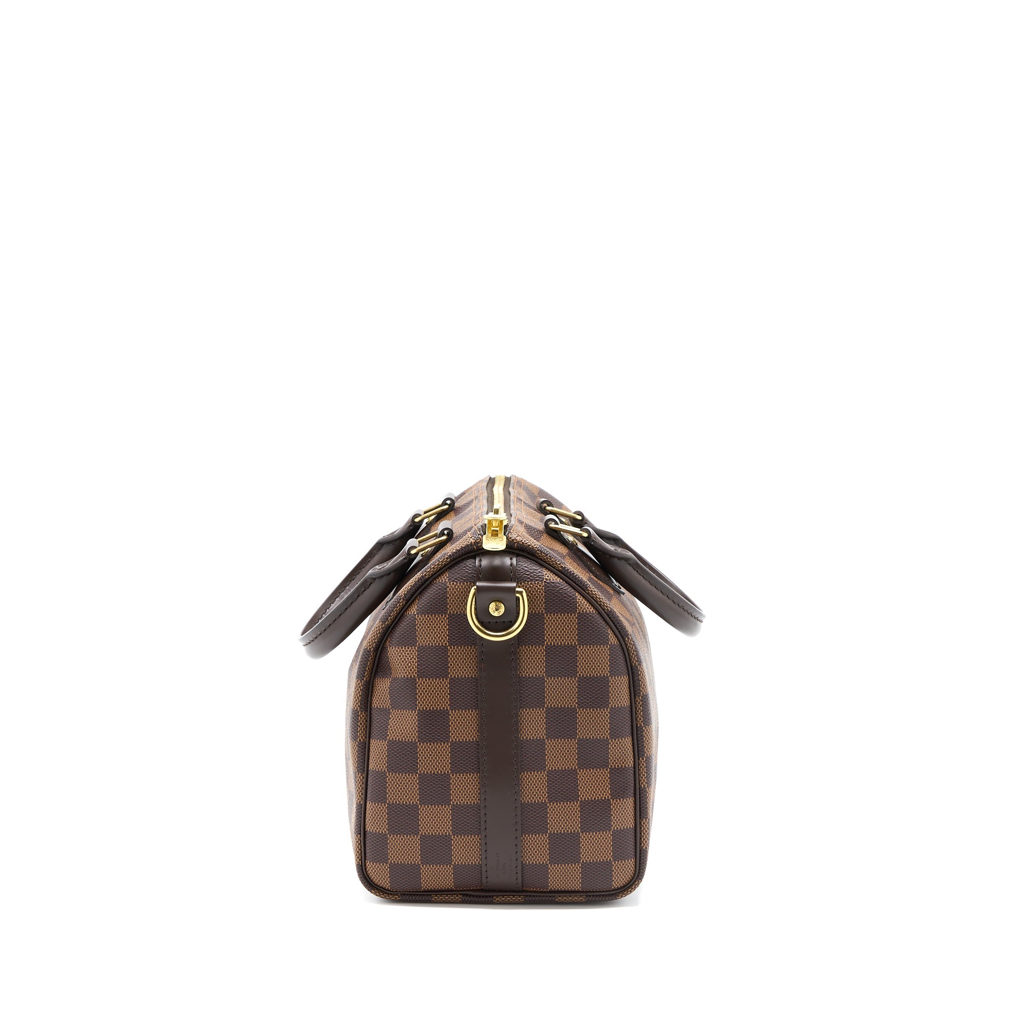LOUIS VUITTON SPEEDY BANDOULIERE 25 DAMIER EBENE CANVAS GHW