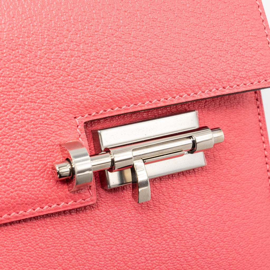 HERMES MINI VERROU CHÈVRE MYSORE ROSE LIPSTICK SHW STMAP C