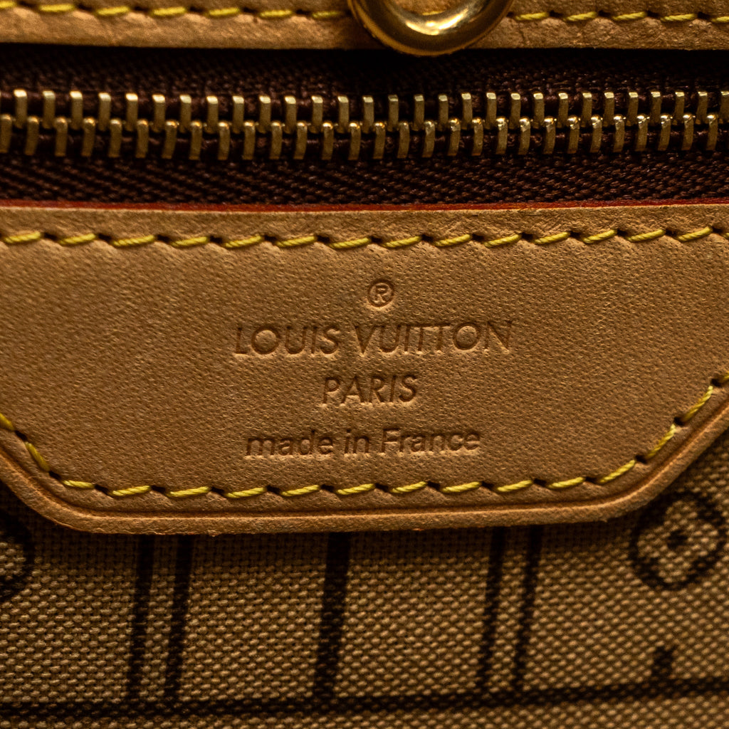 LOUIS VUITTON NEVERFULL GM MONOGRAM CANVAS GHW