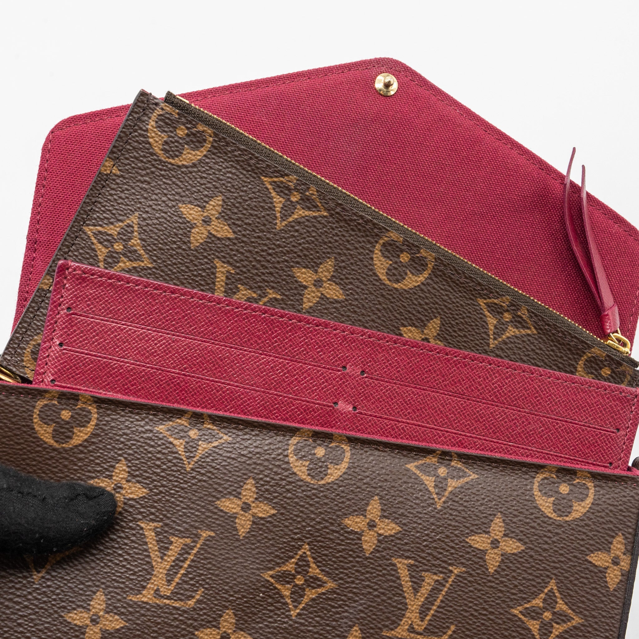 LOUIS VUITTON FELICIE POCHETTE MONOGRAM CANVAS GHW