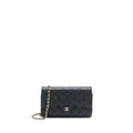 CHANEL 3 IN 1 WALLET ON CHAIN CAVIAR BLACK LGHW