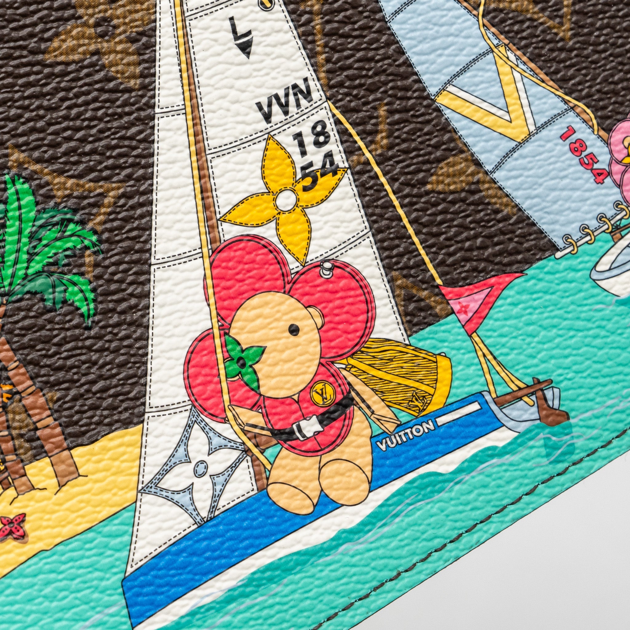 LOUIS VUITTON FELICIE CHRISTMAS LIMITED PRINT MONOGRAM CANVAS MULTICOLOUR GHW