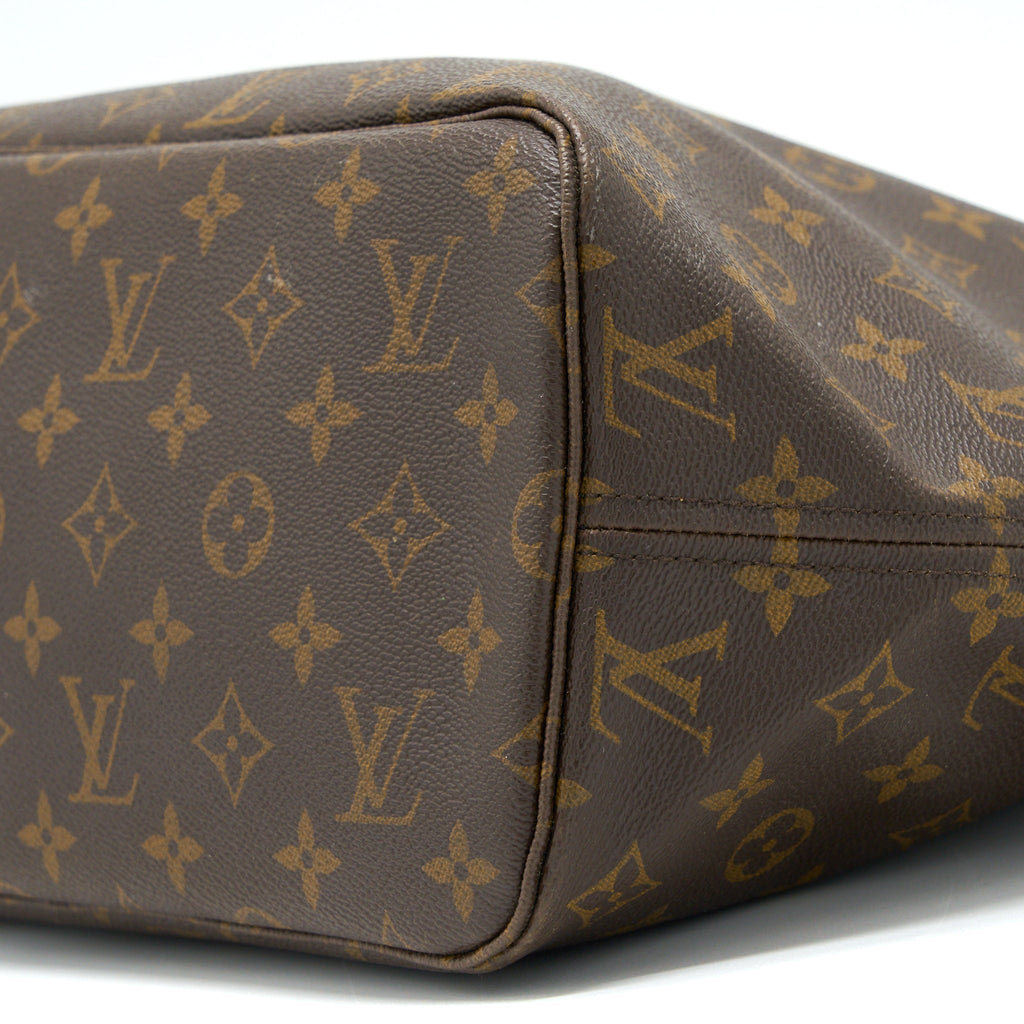 LOUIS VUITTON VINTAGE NEVERFULL MM MONOGRAM CANVAS GHW