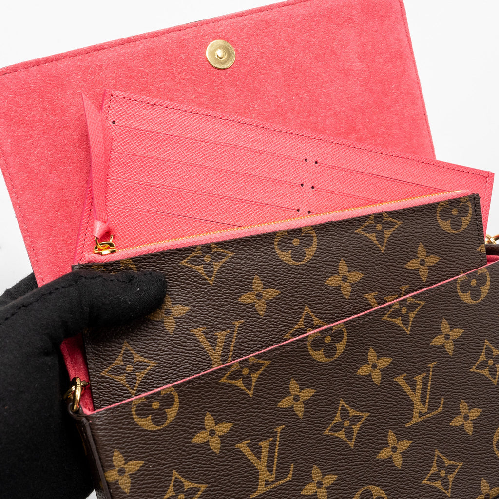 LOUIS VUITTON FELICIE CHRISTMAS LIMITED PRINT MONOGRAM CANVAS MULTICOLOUR GHW