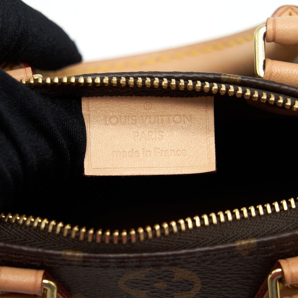 LOUIS VUITTON NANO SPEEDY MONOGRAM CANVAS GHW