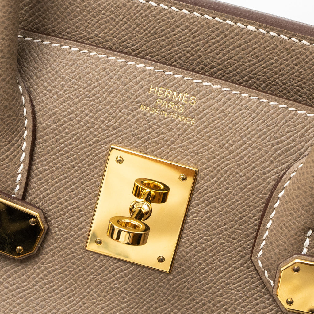 HERMES BIRKIN 30 EPSOM ETOUPE GHW