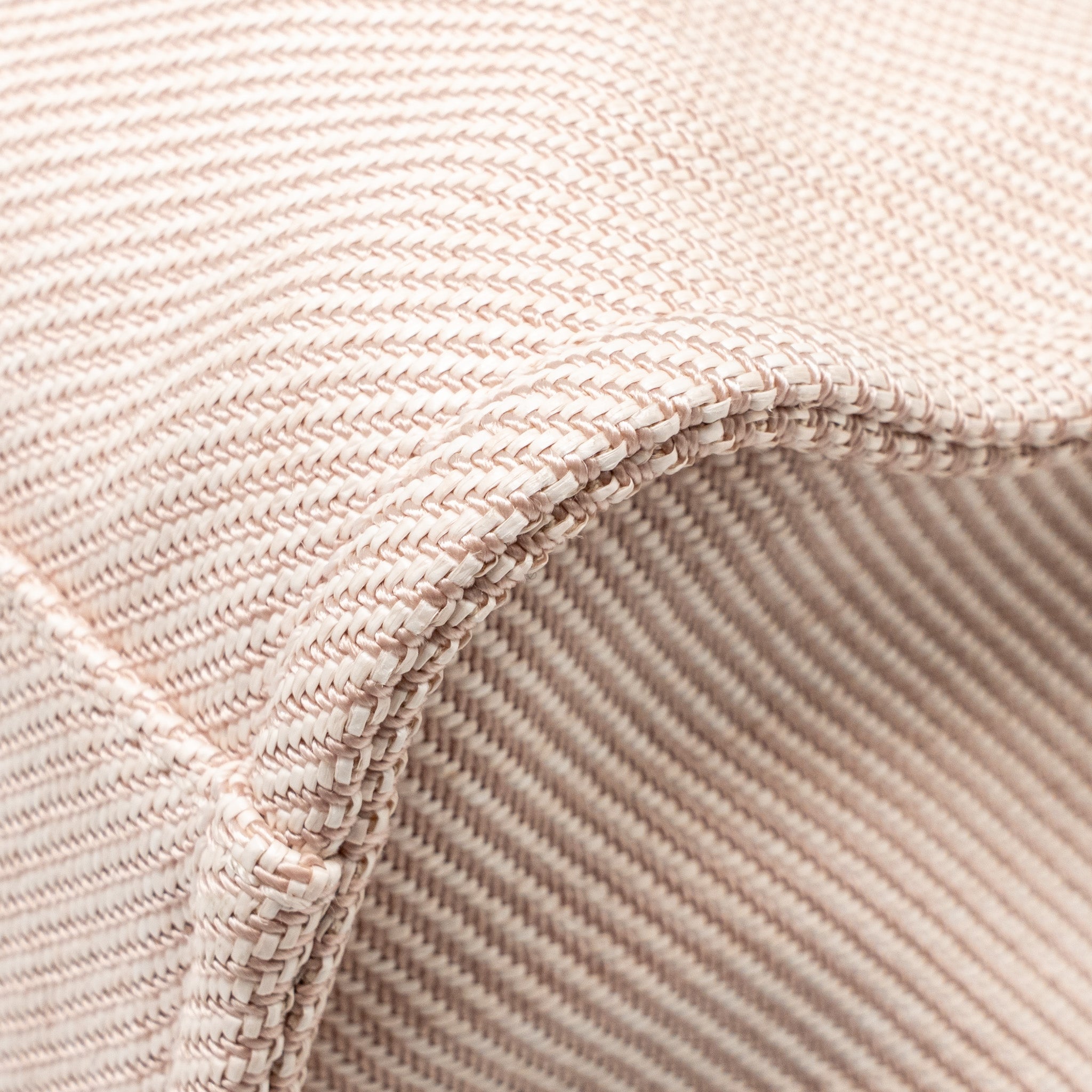 CHANEL LARGE DEAUVILLE TOTE SHOPPING BAG CANVAS/CALFSKIN LIGHT PINK LGHW