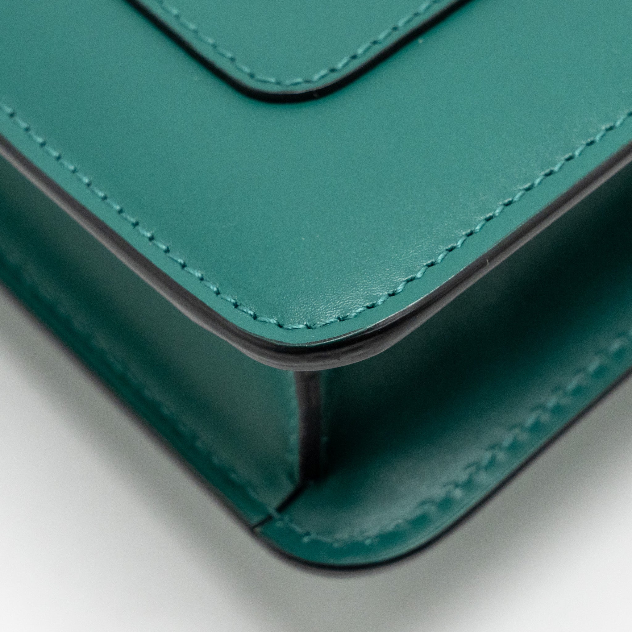 BVLGARI SERPENTI FOREVER CROSSBODY BAG CALFSKIN GREEN GHW