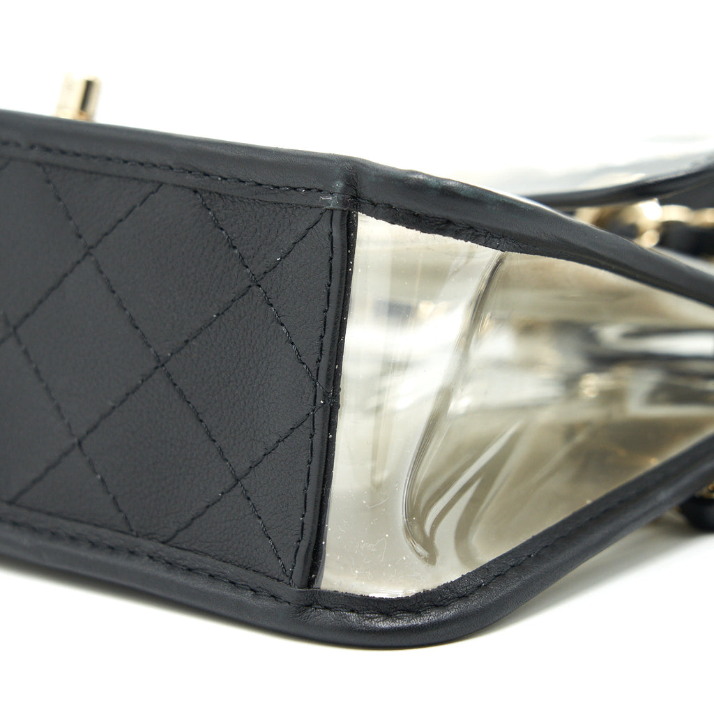 CHANEL SAND BY THE SEA PEARL FLAP BAG