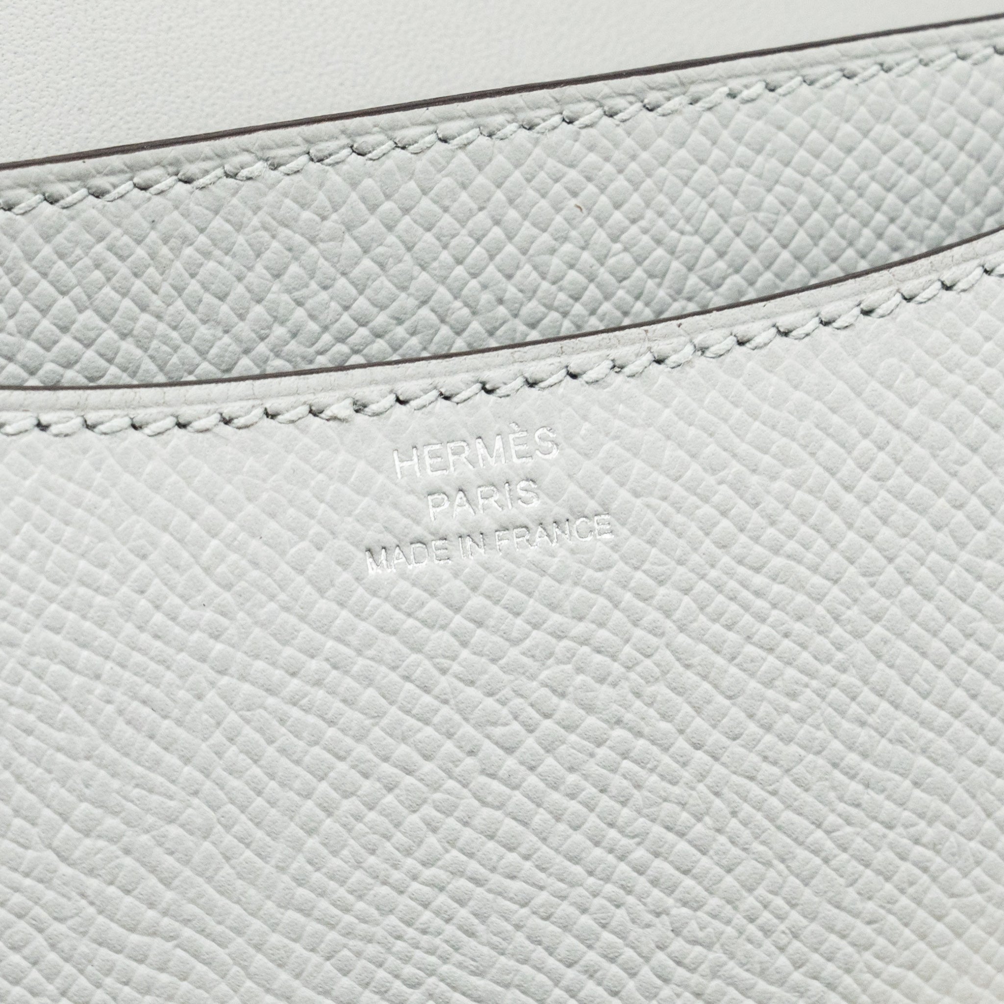 HERMES MINI CONSTANCE EPSOM 8U BLEU GLACIER SHW