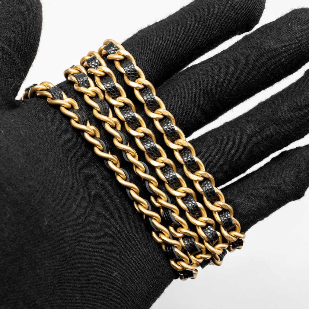 CHANEL TOP HANDLE VANITY BAG WITH CHAIN CAVIAR BLACK GHW (MICROCHIP)