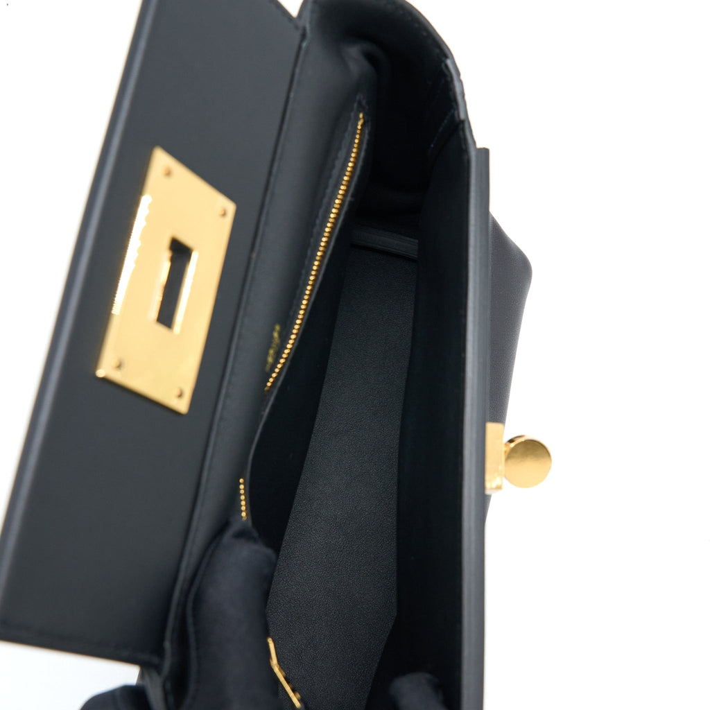 HERMES MINI 24/24 2424-21 SWIFT/VOLUPTO BLACK GHW