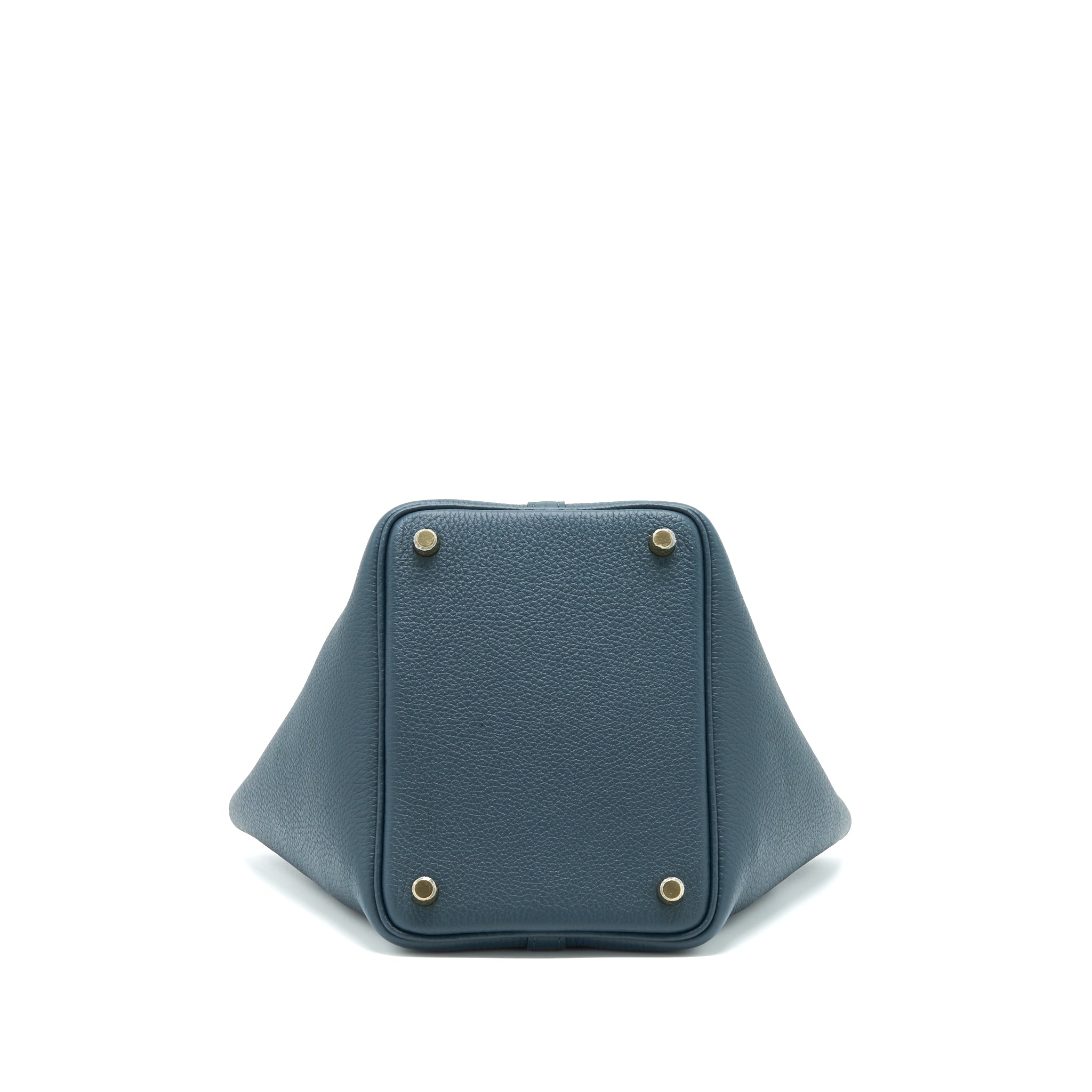 HERMES PICOTIN 18 LOCK BAG VERT CYPRESS GHW