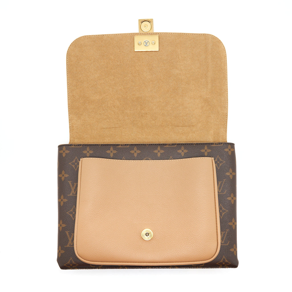LOUIS VUITTON MARIGNAN TOP HANDLE BAG SESAME MONOGRAM CANVAS GHW
