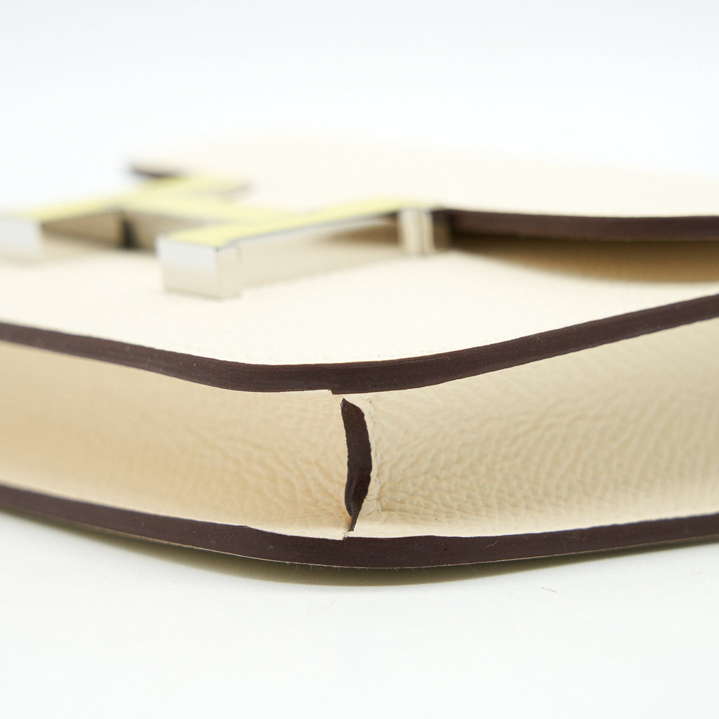 HERMES CONSTANCE SLIM EPSOM/LAQUE NATA/ LIME