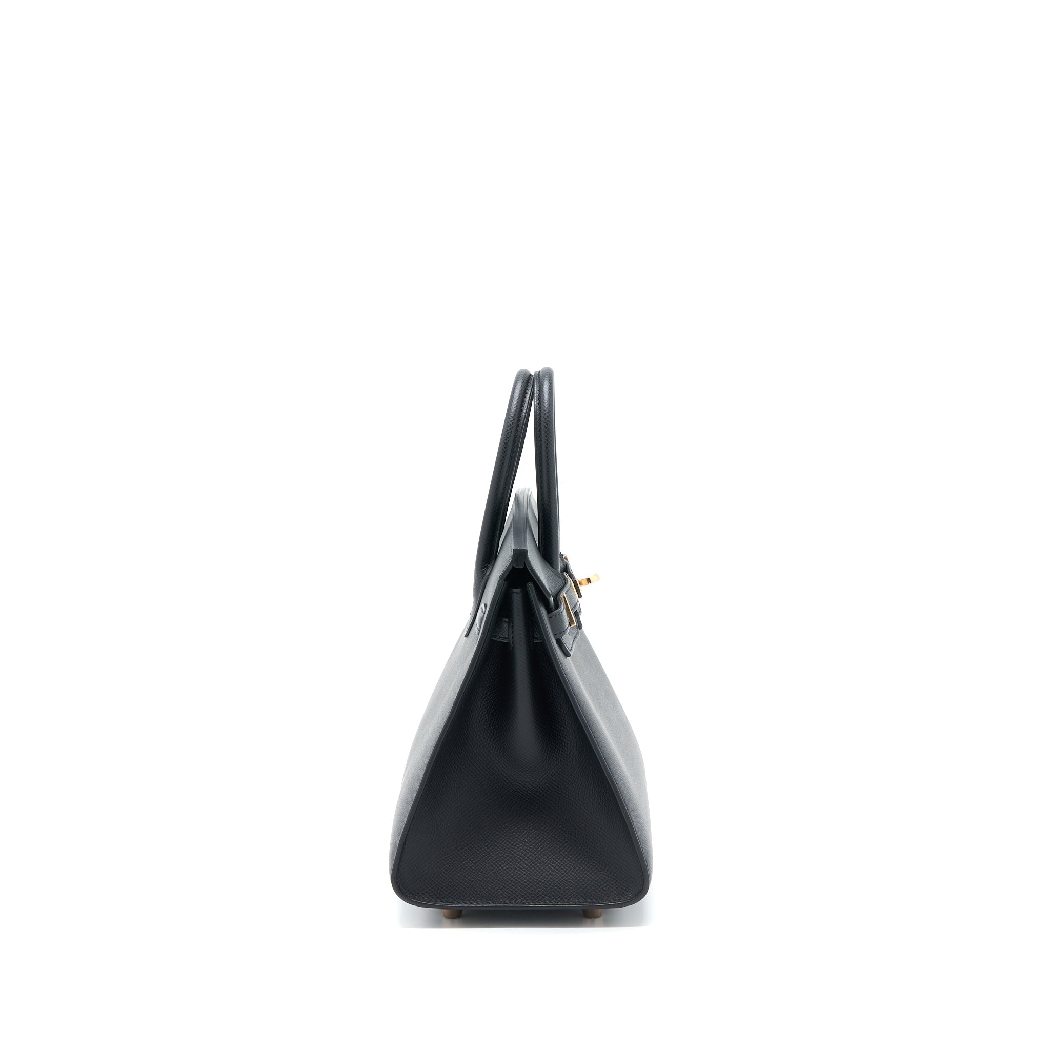 HERMES BIRKIN 25 EPSOM BLACK RGHW