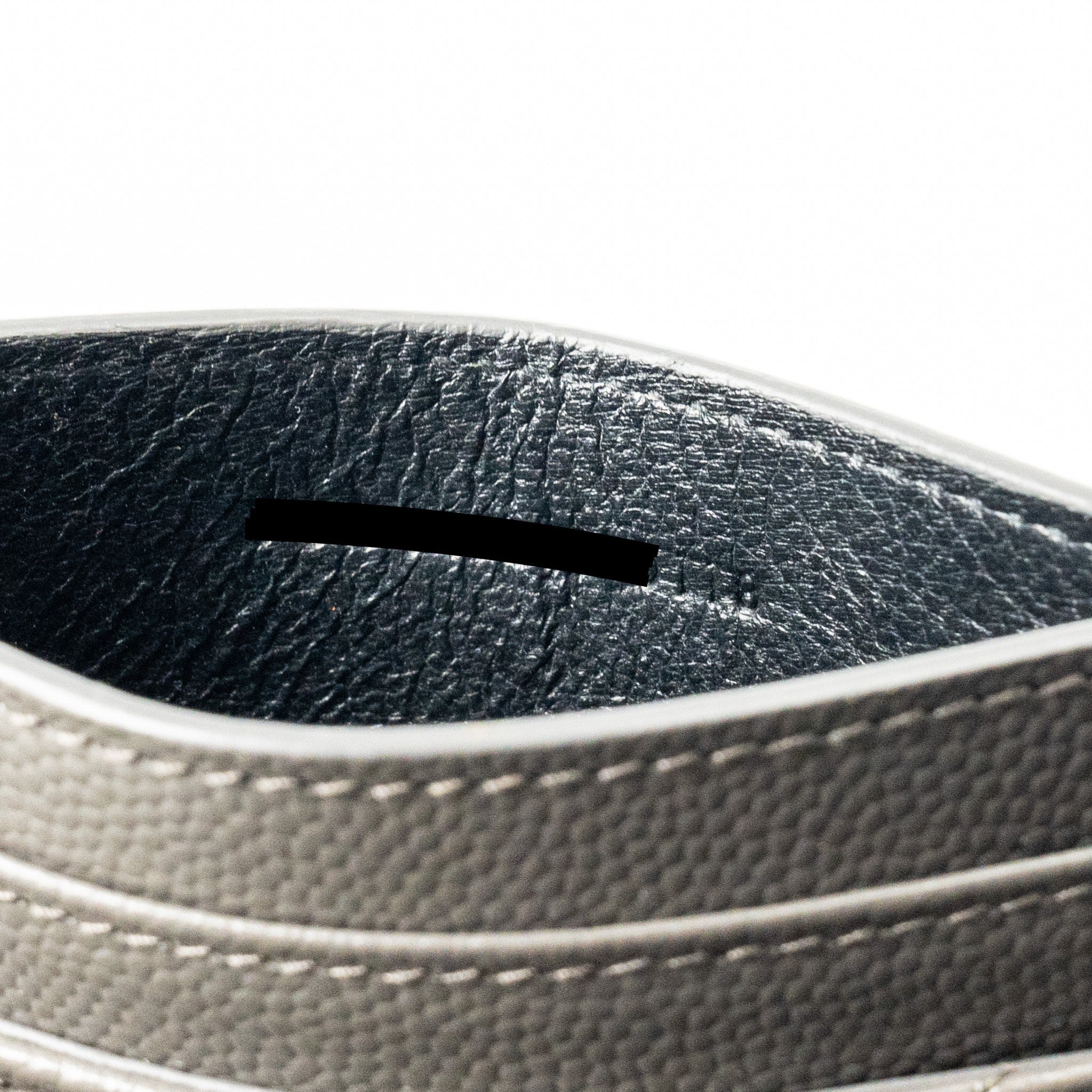 SAINT LAURENT CARD HOLDER CALFSKIN GREY SHW