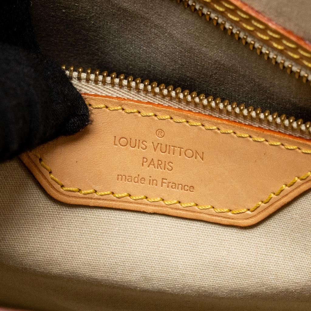 LOUIS VUITTON VERNIS BREA MM PATENT MONOGRAM LIGHT BEIGE GHW