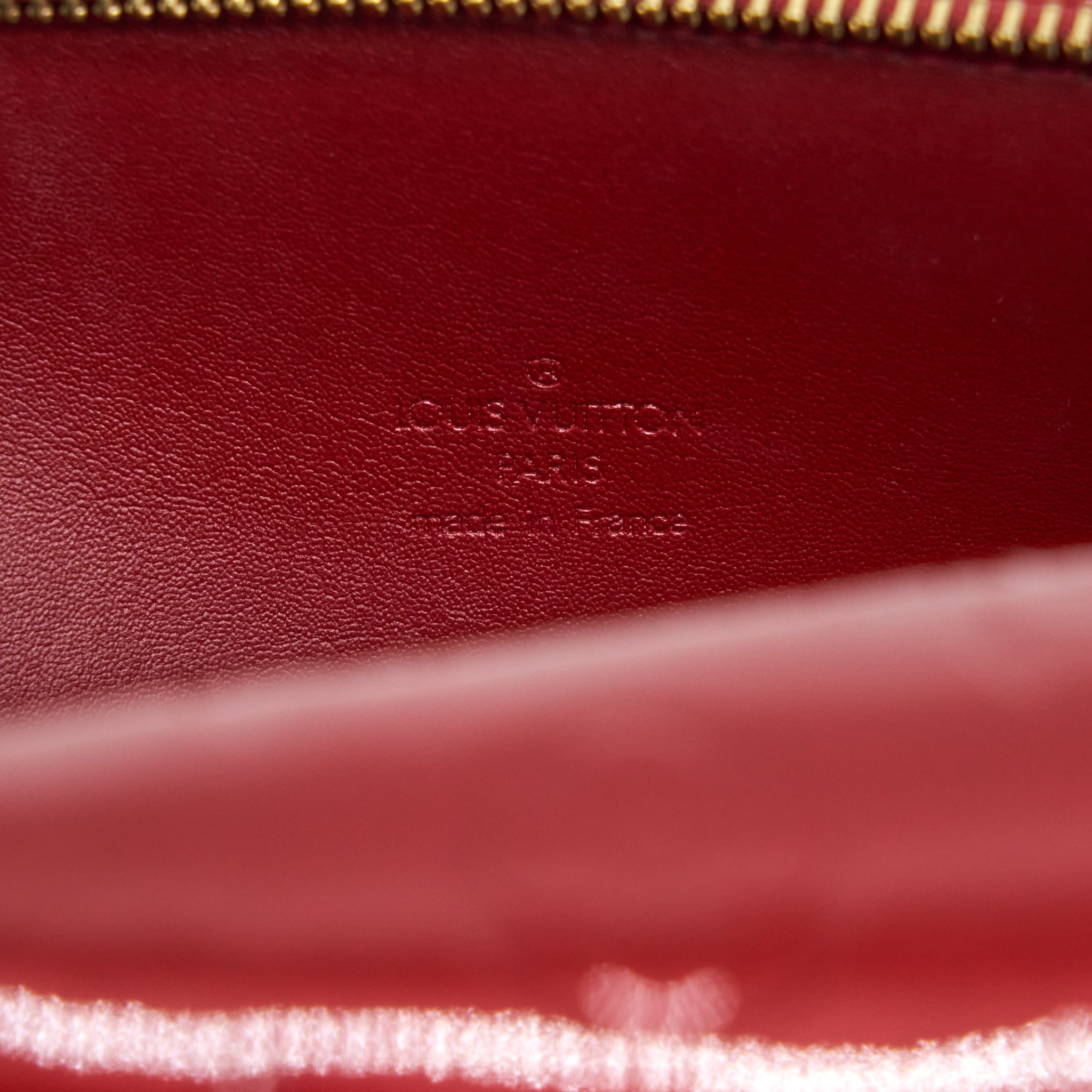 LOUIS VUITTON VINTAGE VERNIS PAPILLON BAG RED