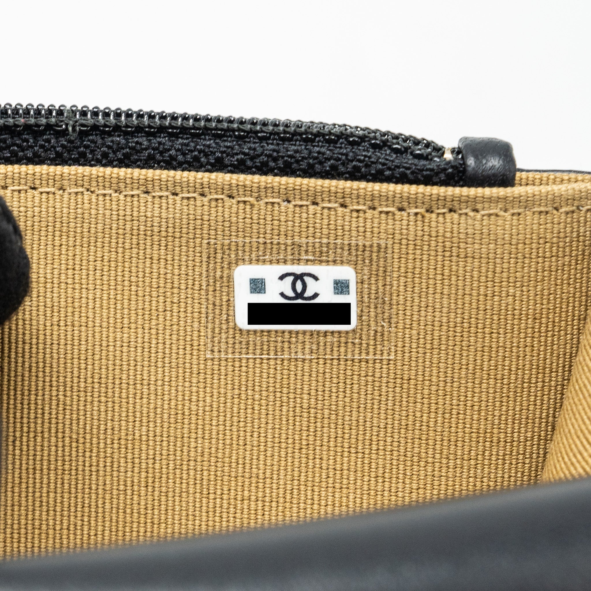 CHANEL PEARL CRUSH MINI FLAP WALLET WITH CHAIN LAMBSKIN BLACK GHW (MICROCHIP)