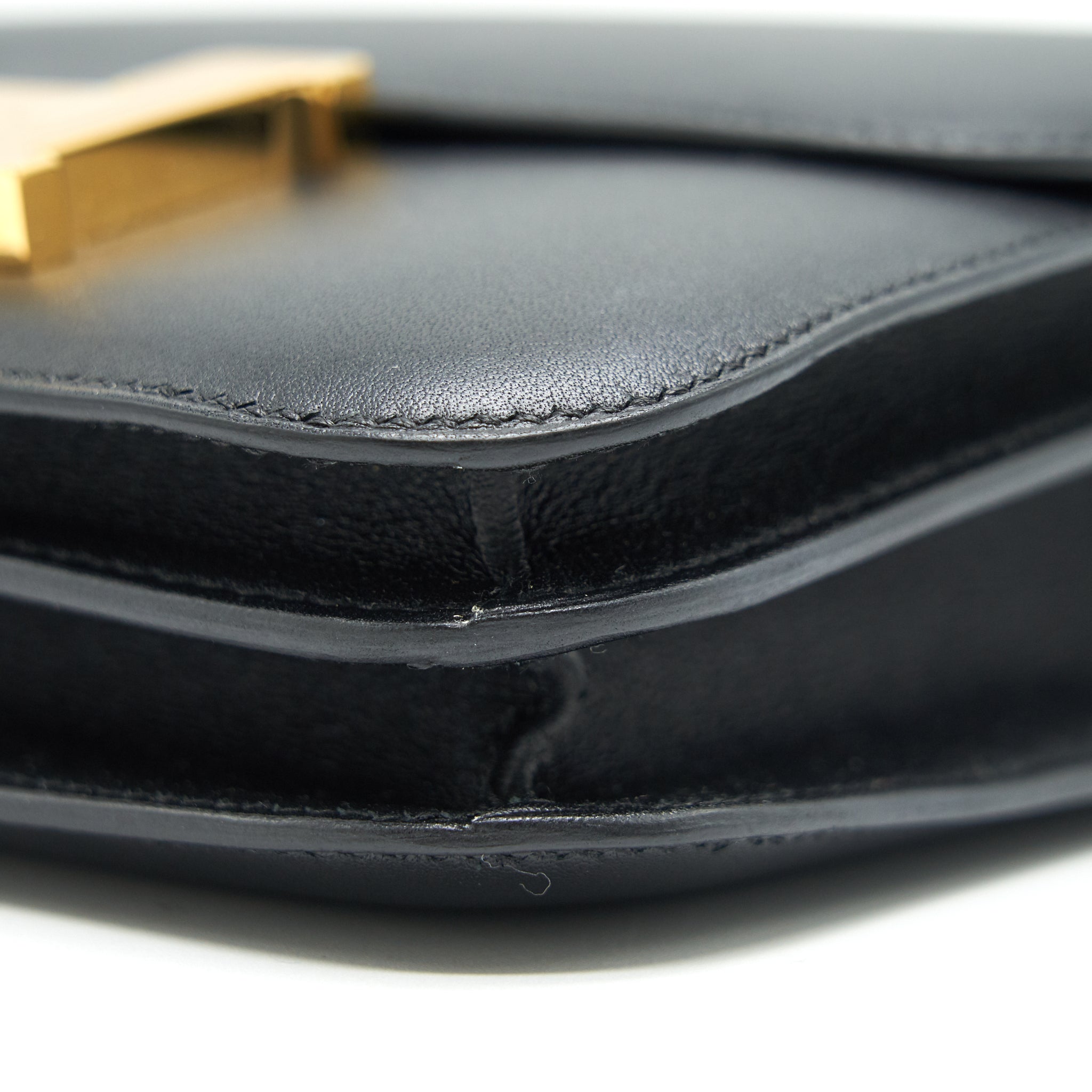 HERMES MINI CONSTANCE SWIFT LEATHER BLACK GHW