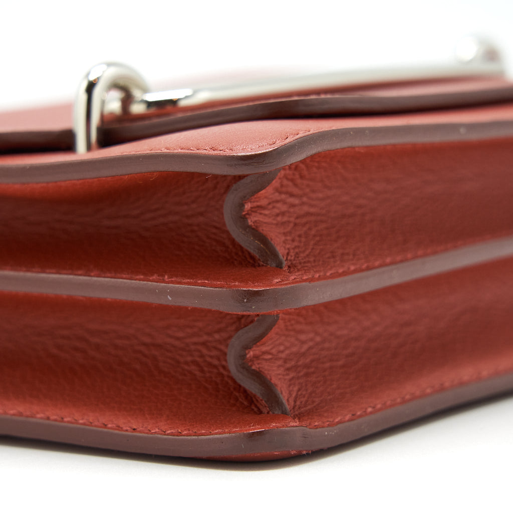 HERMES MINI ROULIS EVERCOLOR BRIQUE/CARAMEL SHW