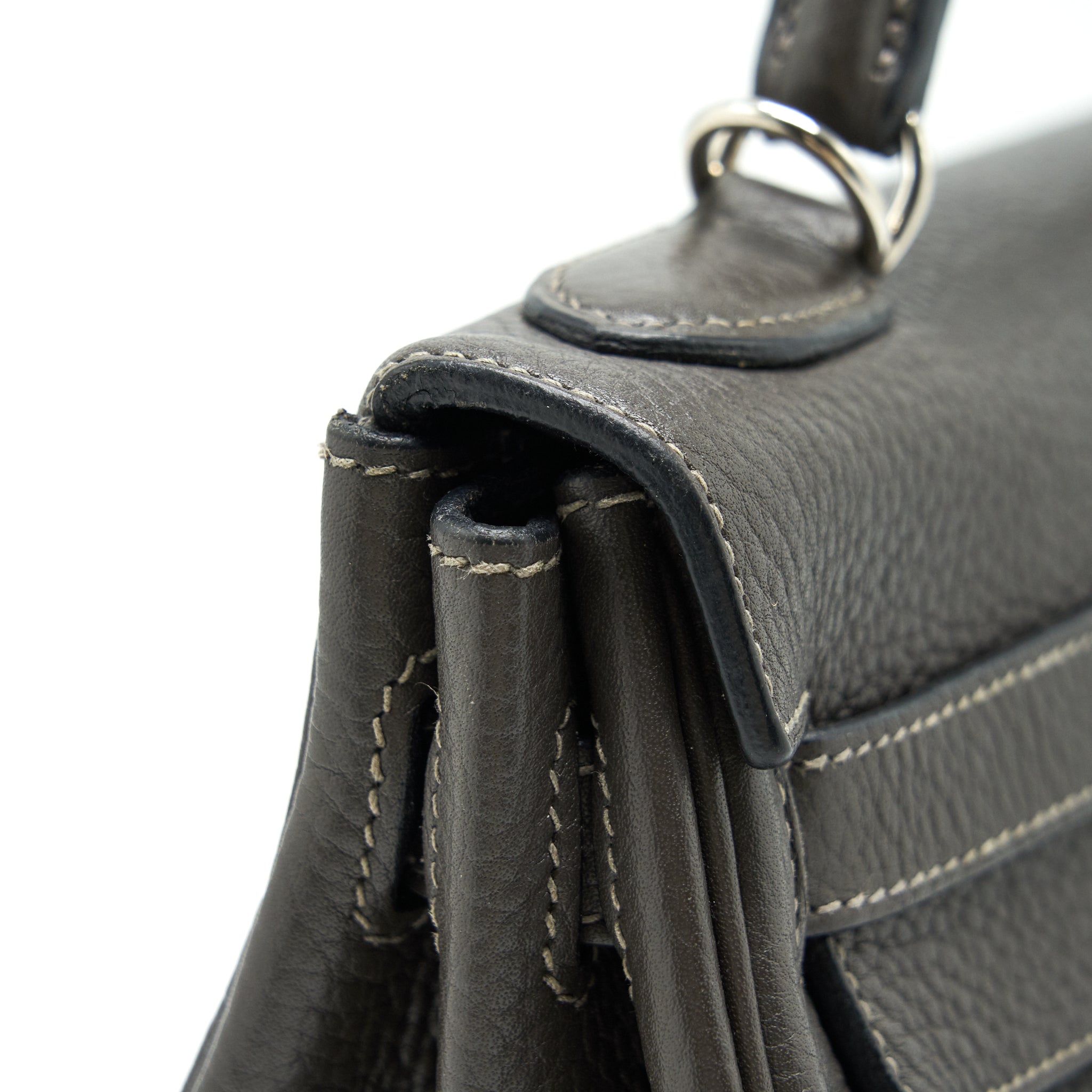 HERMES KELLY 32 DARK GREY SHW