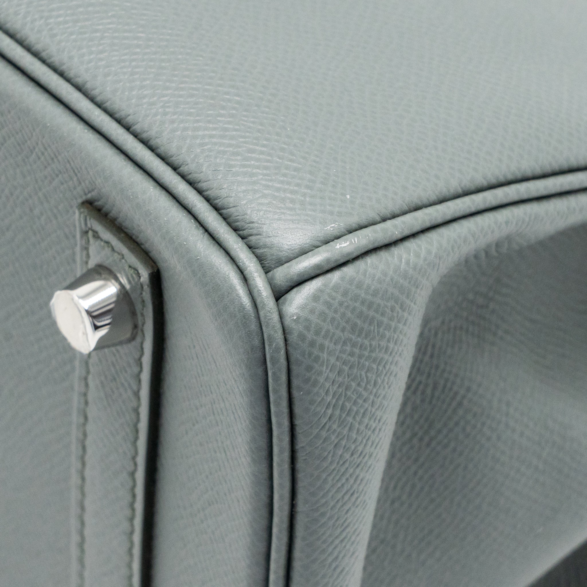 HERMES BIRKIN 30 EPSOM VERT AMANDE SHW