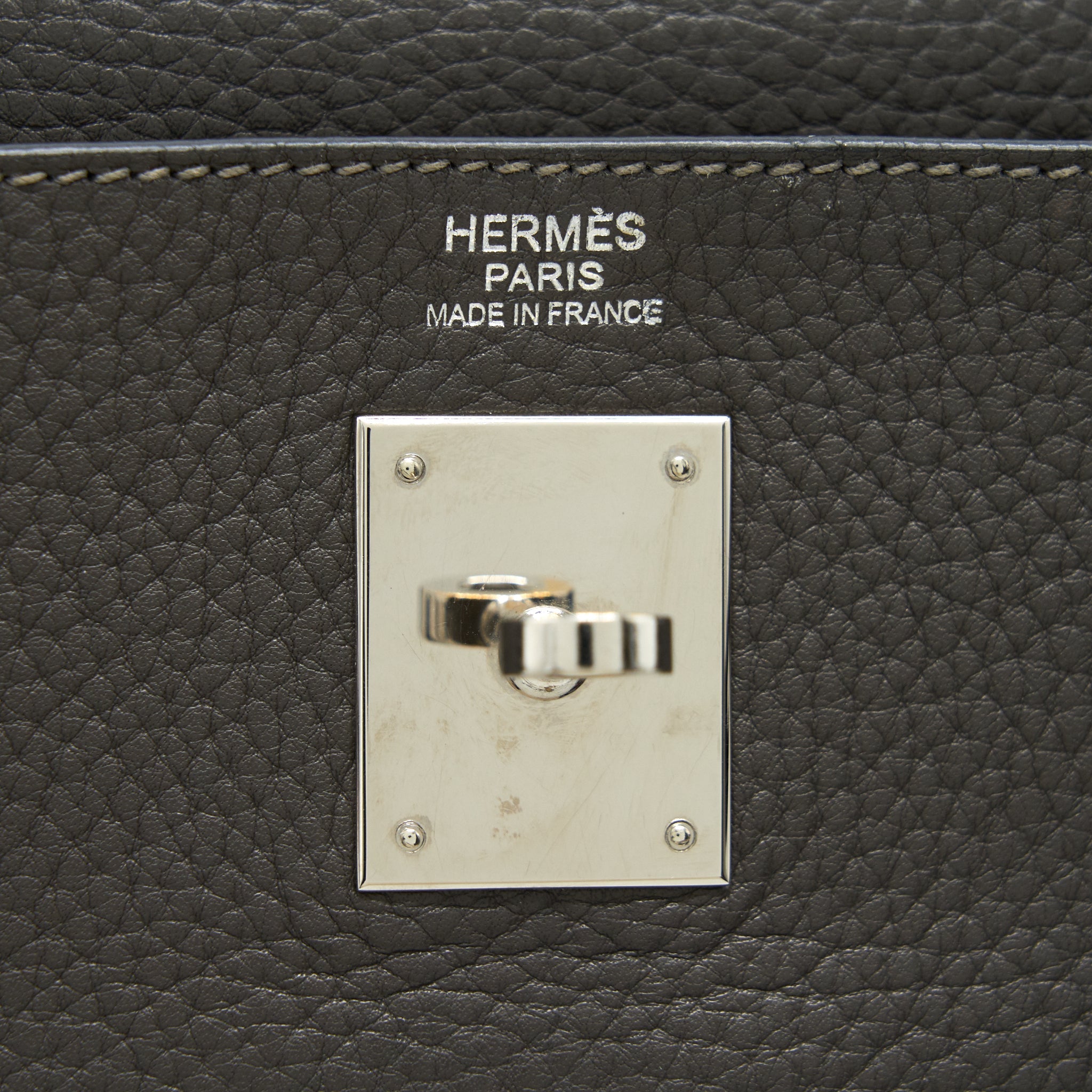 HERMES KELLY 32 DARK GREY SHW
